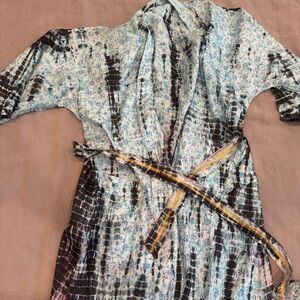 Multicolor Tie-Dye Robe